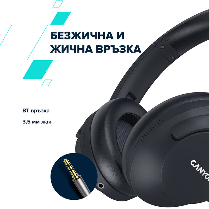 Стерео слушалки CANYON CNS-CBTHS10GN