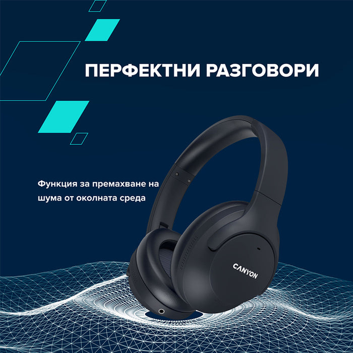 Стерео слушалки CANYON CNS-CBTHS10PU