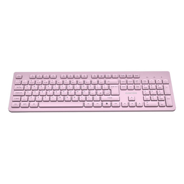 Клавиатура CANYON CNS-HKBW01P PINK