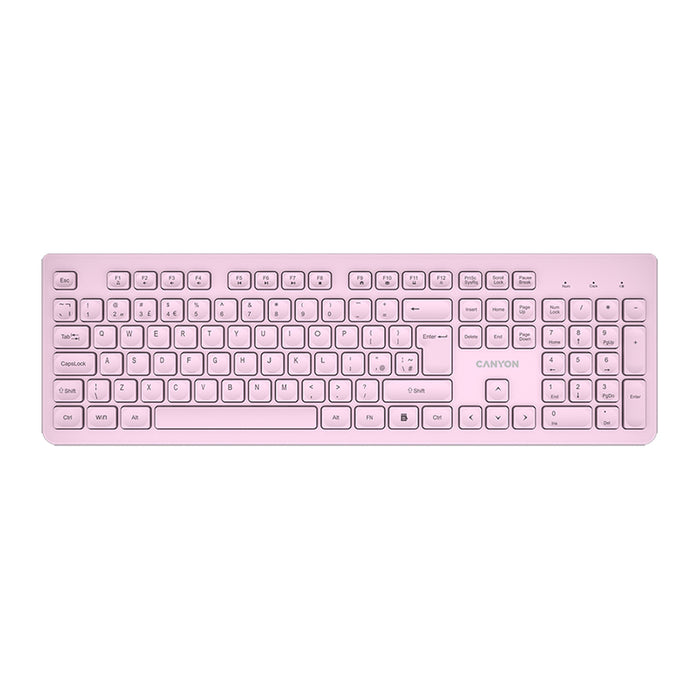 Клавиатура CANYON CNS-HKBW01P PINK