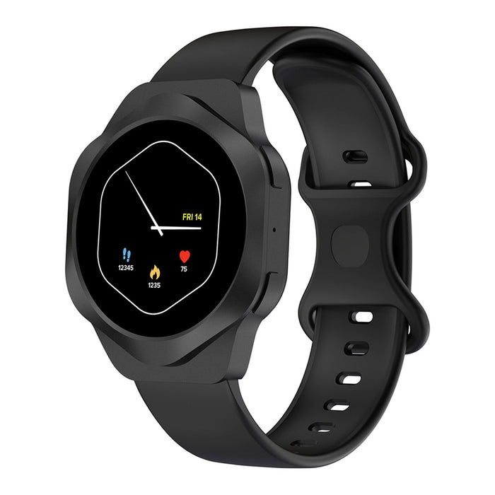 Смарт часовник CANYON Hexagon CNS-SW88BB BLACK 45 MM, ПУЛСОМЕР, SPO2