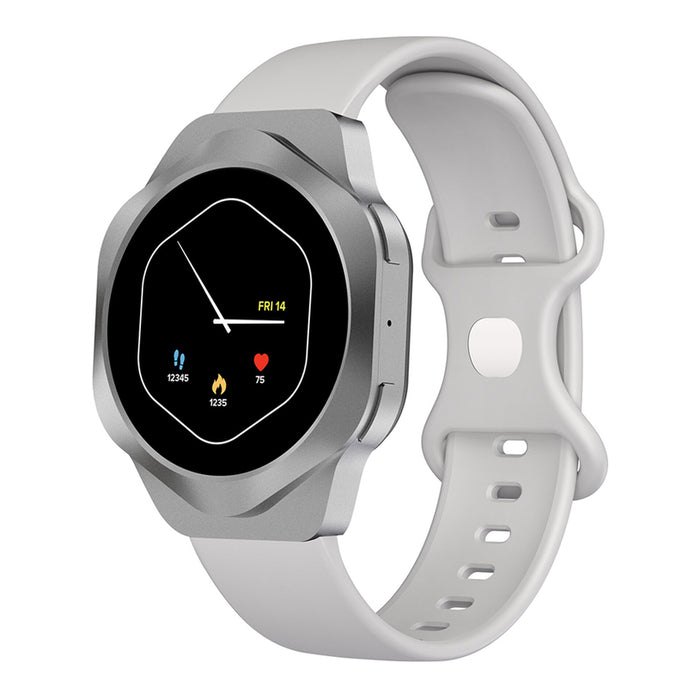 Смарт часовник CANYON Hexagon CNS-SW88SS SILVER 45 MM, ПУЛСОМЕР, SPO2