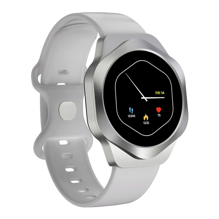 Смарт часовник CANYON Hexagon CNS-SW88SS SILVER 45 MM, ПУЛСОМЕР, SPO2