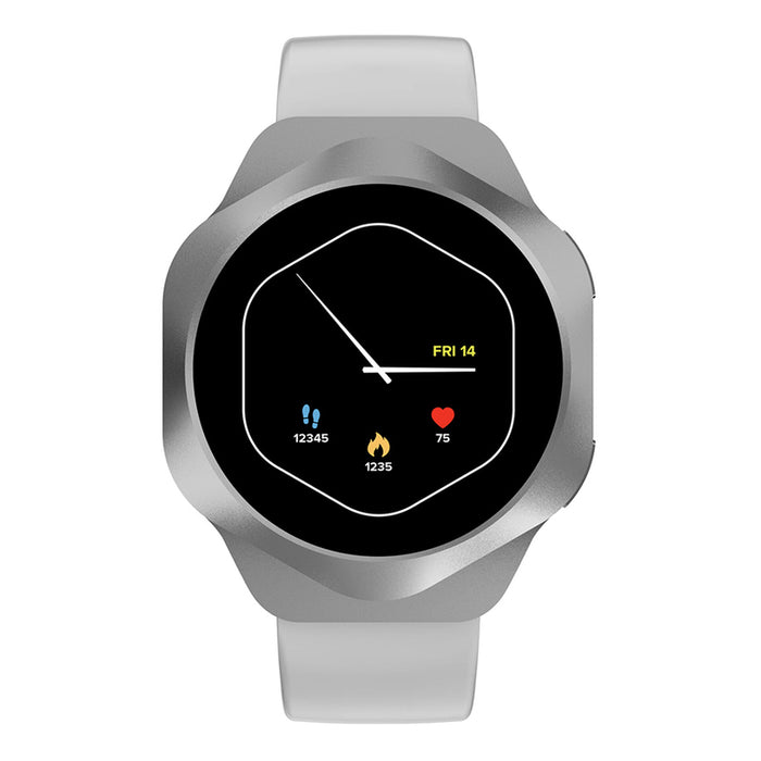Смарт часовник CANYON Hexagon CNS-SW88SS SILVER 45 MM, ПУЛСОМЕР, SPO2