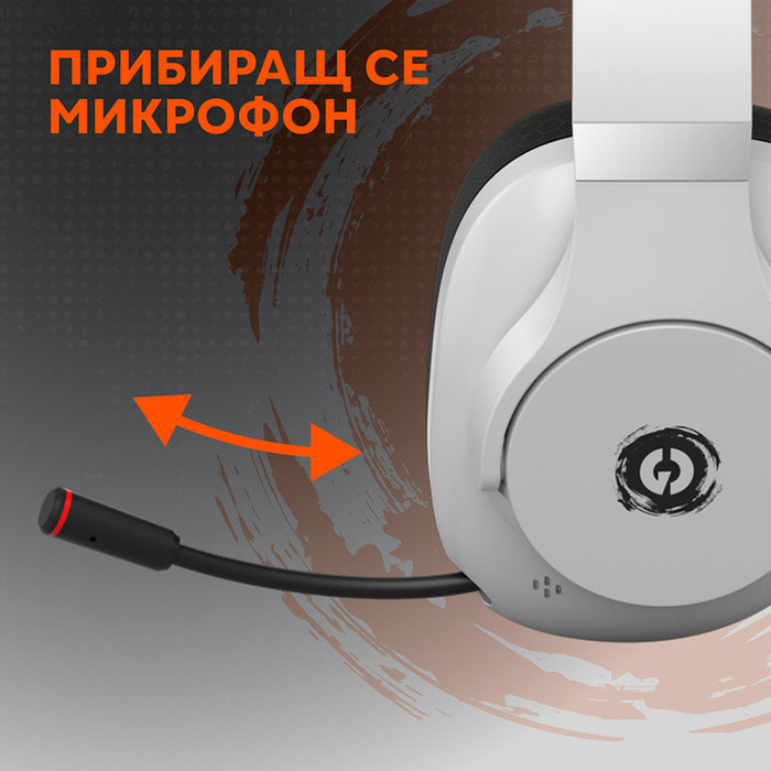 Слушалки CANYON EGO CH-15 CND-SGHS15W WHITE Bluetooth 5.3