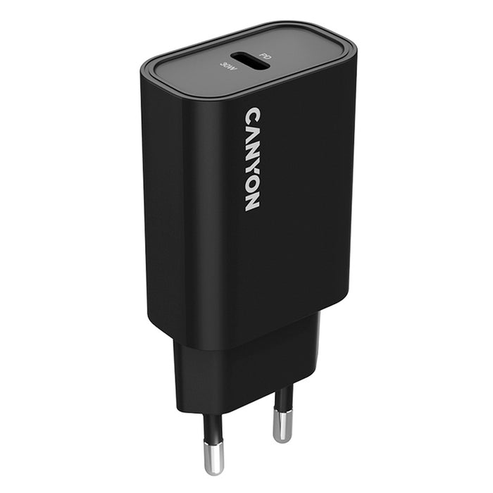 ЗАРЯДНО 220V CANYON 30W BK CNE-CHA30CLB
