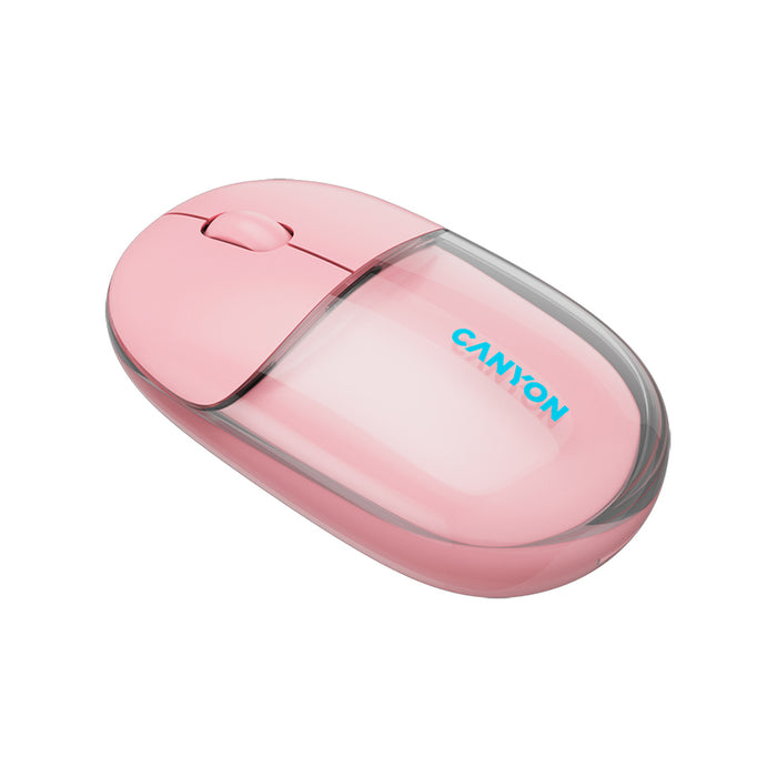 Мишка CANYON OnClick 24 CNS-CMSW24P PINK Silent Click