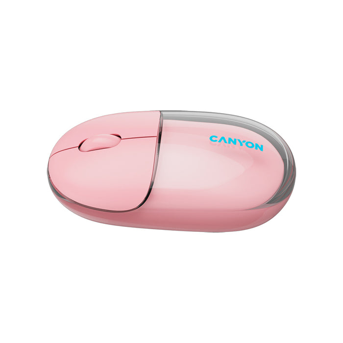 Мишка CANYON OnClick 24 CNS-CMSW24P PINK Silent Click