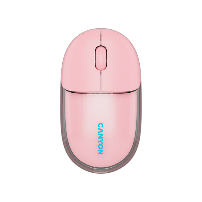 Мишка CANYON OnClick 24 CNS-CMSW24P PINK Silent Click