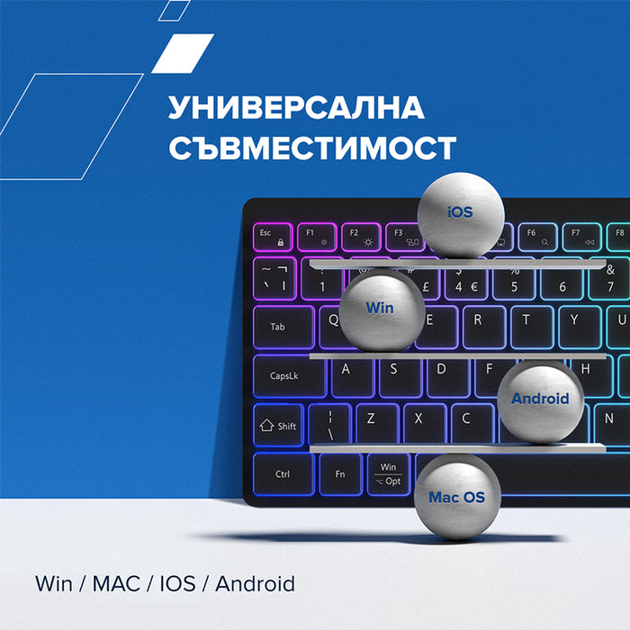 Клавиатура CANYON HKB-W11 CNS-HBTK11B BLACK