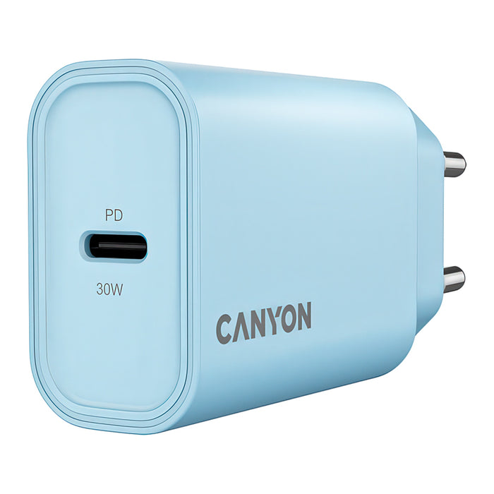 ЗАРЯДНО 220V CANYON 30W BL CNE-CHA30CLLB