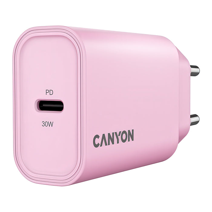 ЗАРЯДНО 220V CANYON 30W PK CNE-CHA30CLPK