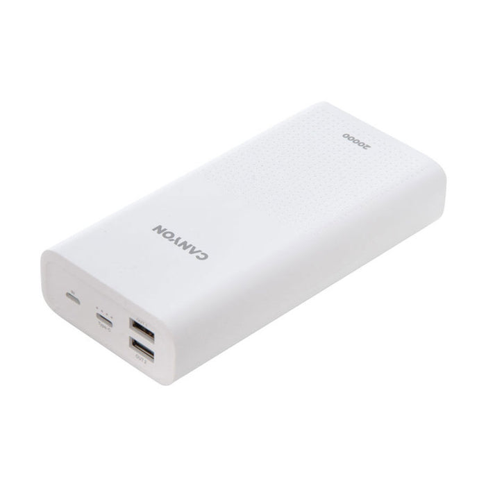 ВЪНШНА БАТЕРИЯ CANYON 20000 mAh CNE-CPB2001W