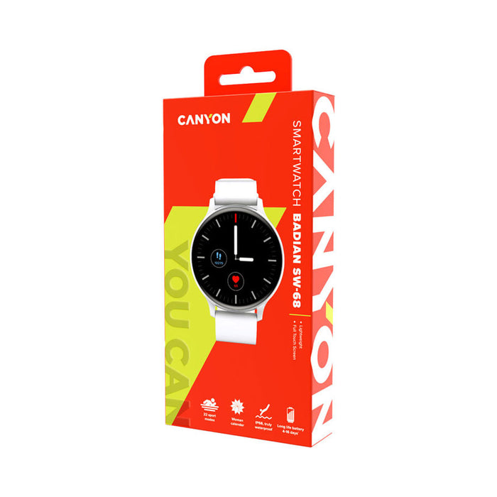 Смарт часовник CANYON BADIAN CNS-SW68SS 45 MM, ПУЛСОМЕР, SPO2