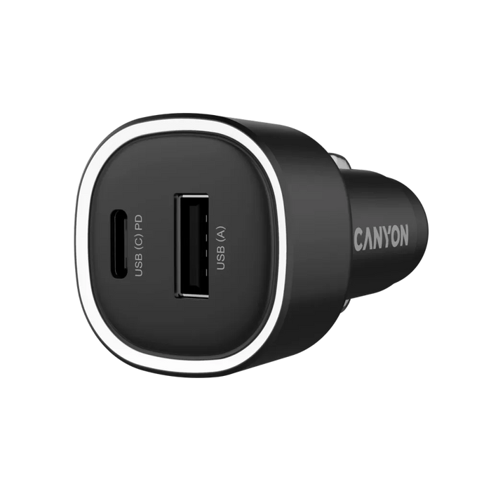 Зарядно устройство Canyon CNE-CCABR3AC 1xUSB C +1x USB A 48W