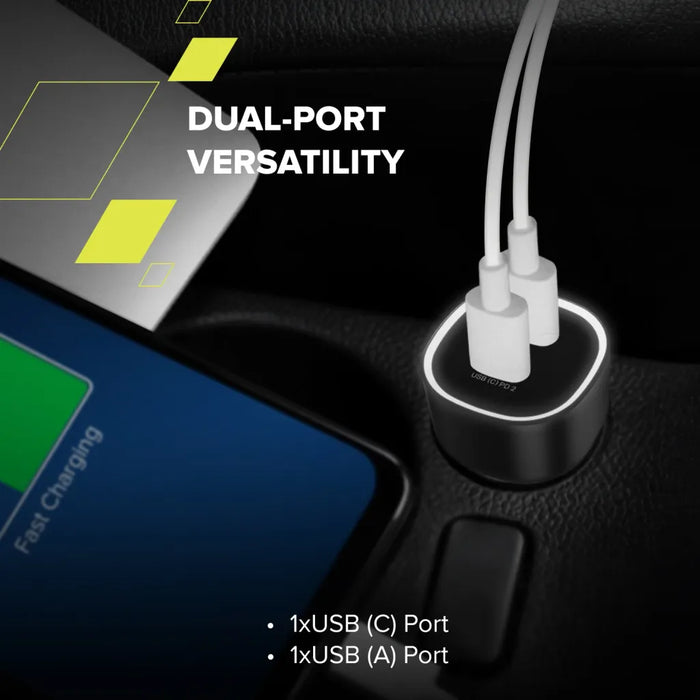 Зарядно устройство Canyon CNE-CCABR8AC 1xUSB C +1x USB A 85W