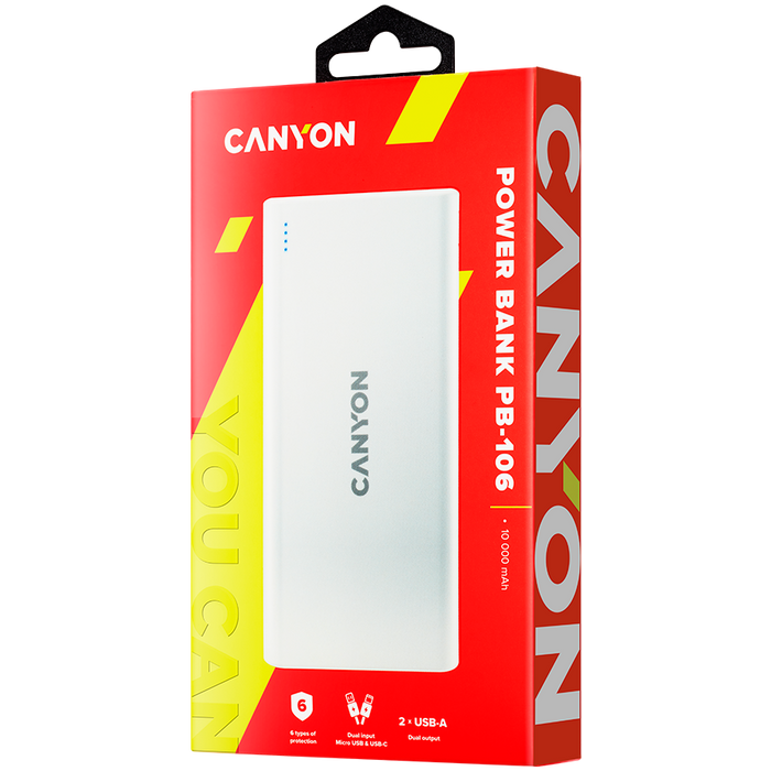 Външна батерия CANYON CNE-CPB1006W