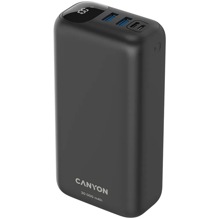 Външна батерия Canyon CNE-CPB301B Черна 30000 mAh