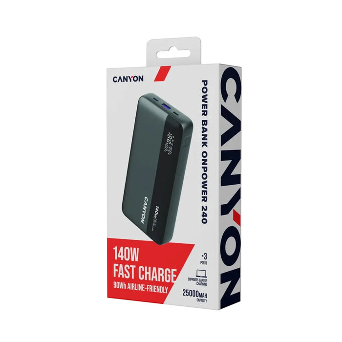 Външна батерия Canyon CNS-CPB240 25000 mAh 140W