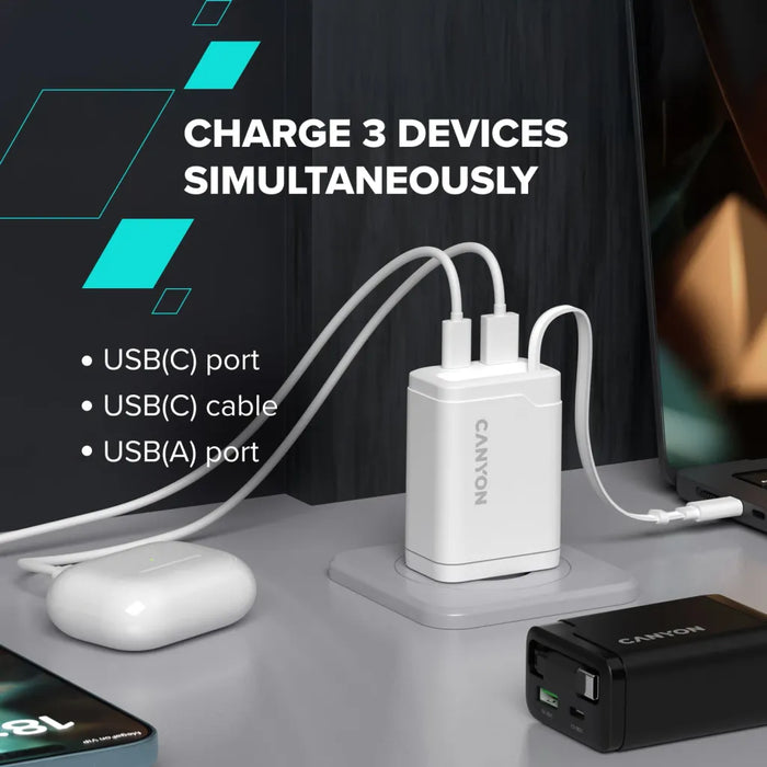 Зарядно устройство Canyon CNS-CURC65ACB 65W