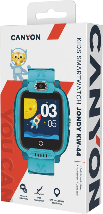 Детски смарт часовник Canyon - Sunny KW-44, 1.44'', Green