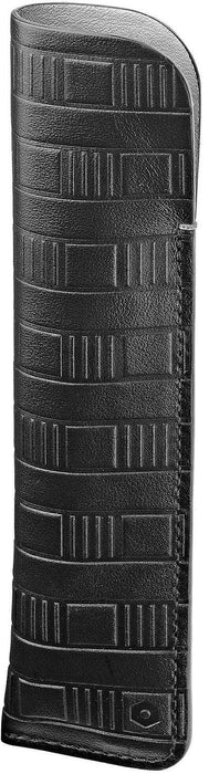 Комплект химикалка Caran d'Ache Leman - Damier, с кожен калъф