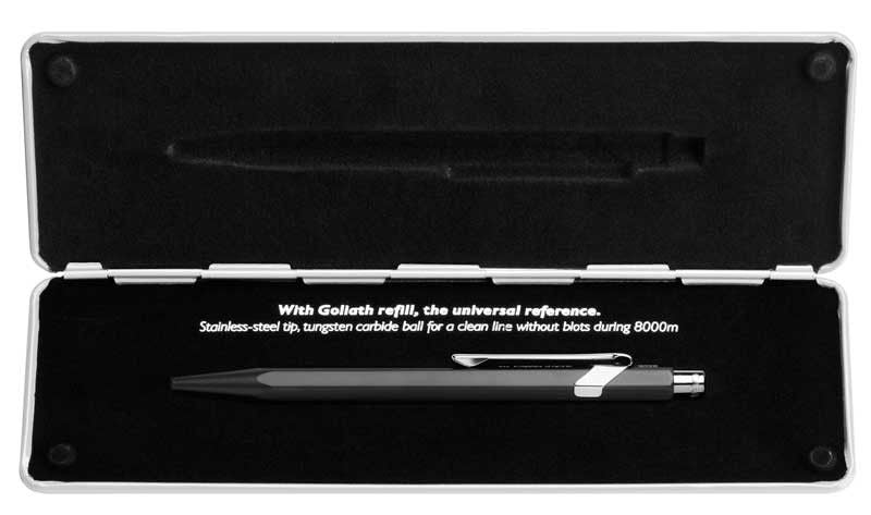 Автоматична химикалка Caran d'Ache 849 Pop Line Collection Black – Син