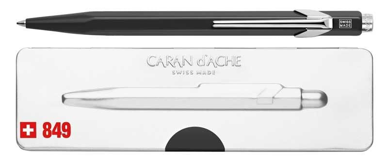 Автоматична химикалка Caran d'Ache 849 Pop Line Collection Black – Син