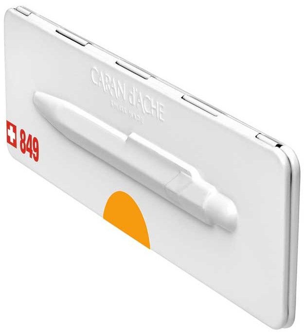 Автоматична химикалка Caran d'Ache 849 Pop Line Collection Orange – Син