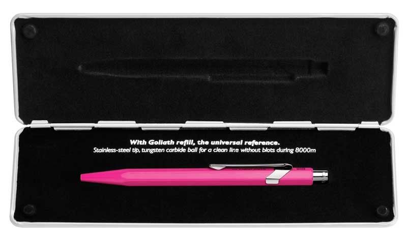 Автоматична химикалка Caran d'Ache 849 Pop Line Collection Pink – Син