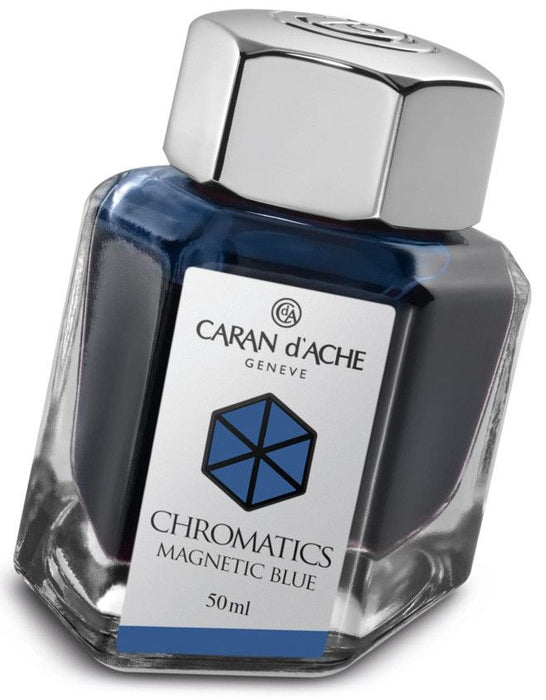 Мастило за писалка Caran d'Ache Chromatics – Син, 50 ml
