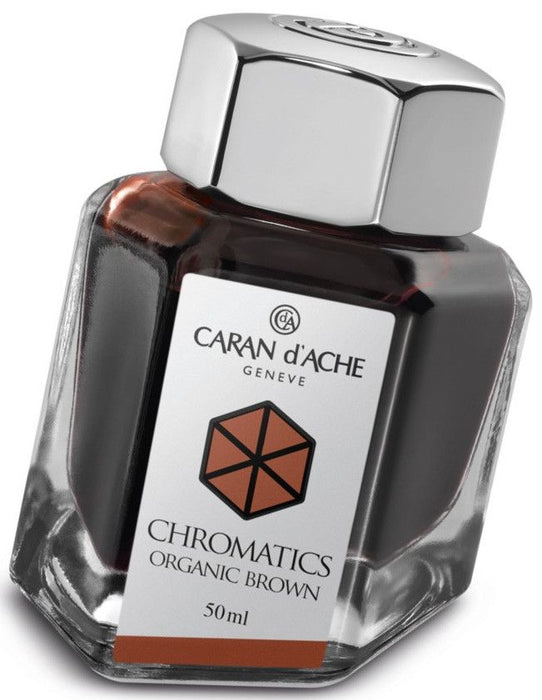 Мастило за писалка Caran d'Ache Chromatics – Кафяв, 50 ml