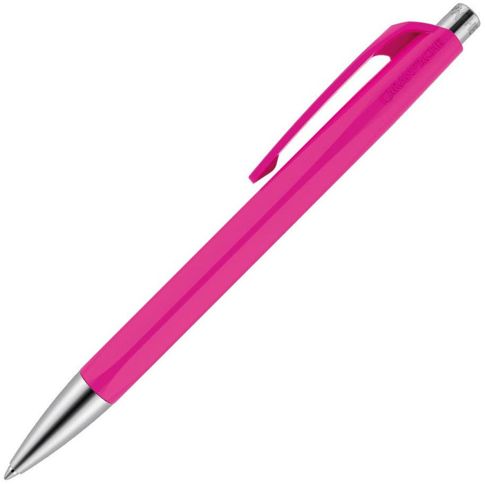 Автоматична химикалка Caran d'Ache 888 Infinite Pink – Син, 0.7 mm