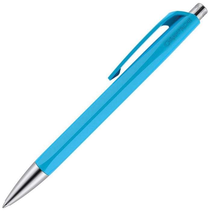 Автоматична химикалка Caran d'Ache 888 Infinite Blue – Син, 0.7 mm
