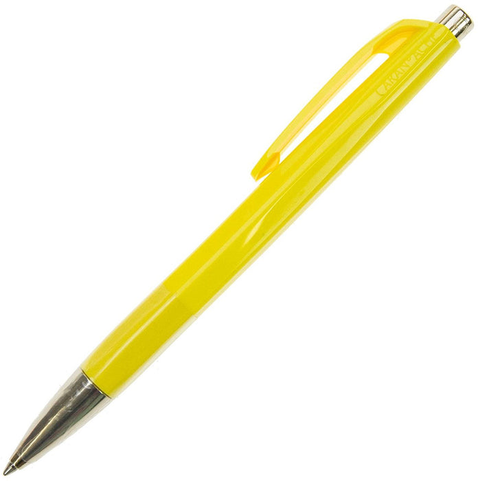 Автоматична химикалка Caran d'Ache 888 Infinite Yellow – Син, 0.7 mm