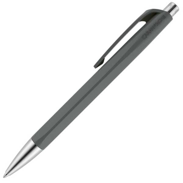 Автоматична химикалка Caran d'Ache 888 Infinite Gray – Син, 0.7 mm