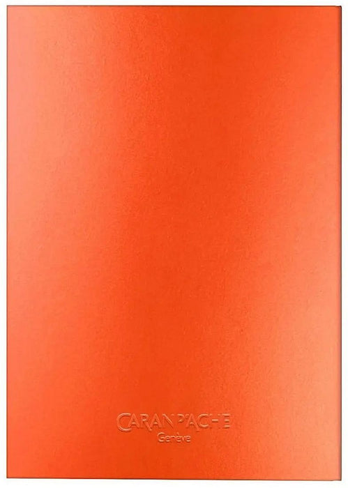 Тефтер Caran d'Ache - Colormat-X, A5, линиран, оранжев