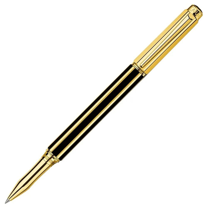 Ролер Caran d'Ache China Black - Black, Gold Plated