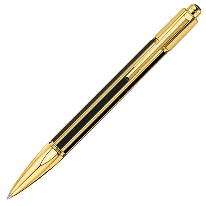 Химикалка Caran d'Ache China black - Black, Gold plated