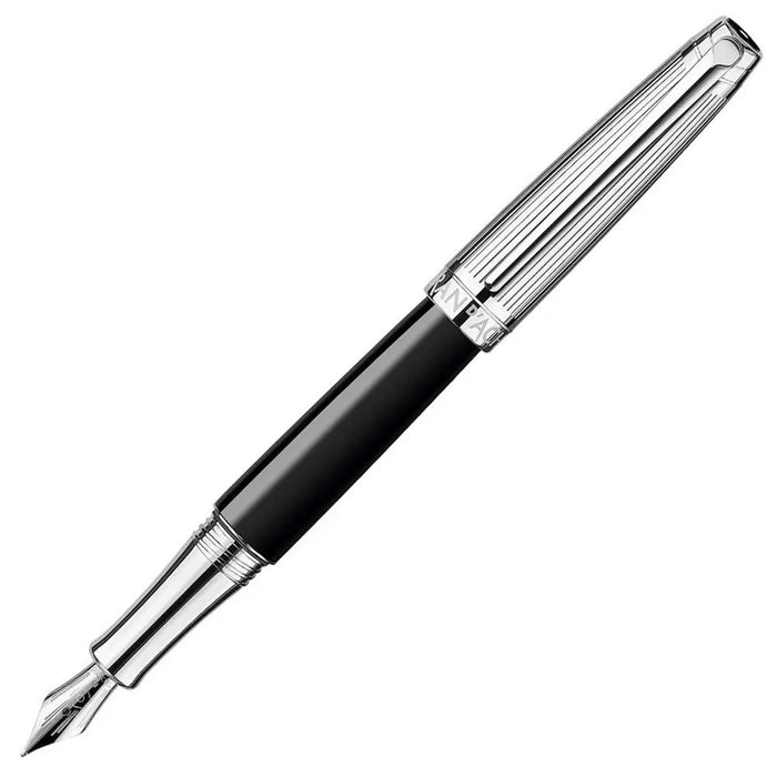Писалка Caran d'Ache Leman - Bicolor Black\Silver, F