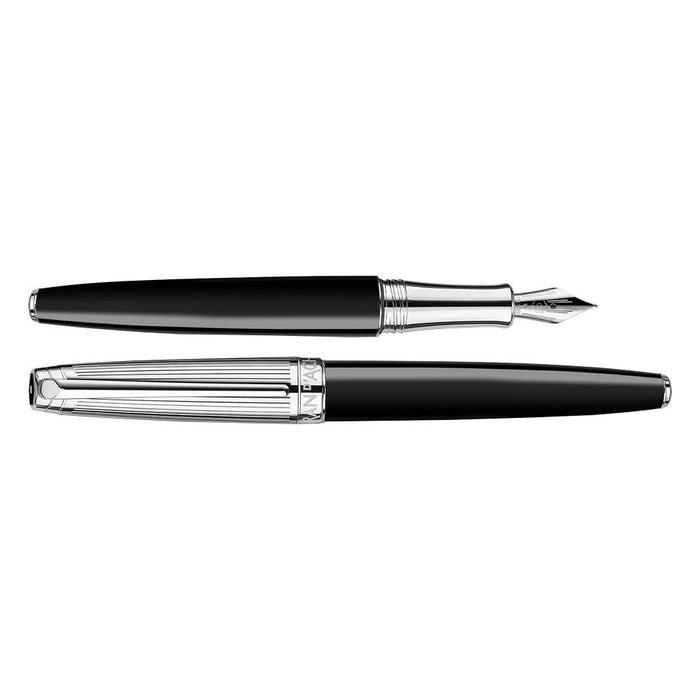 Писалка Caran d'Ache Leman - Bicolor Black\Silver, F