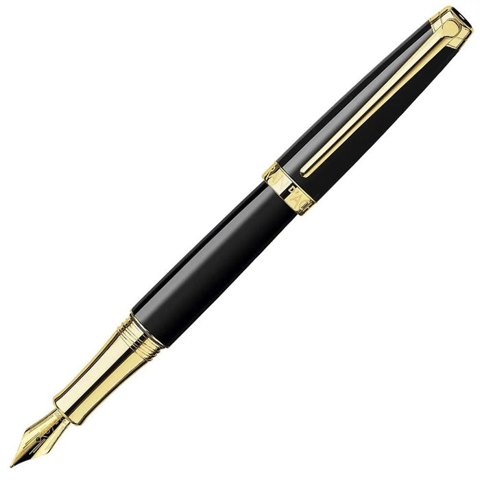 Писалка Caran d'Ache Leman - Ebony Black/Gold, F
