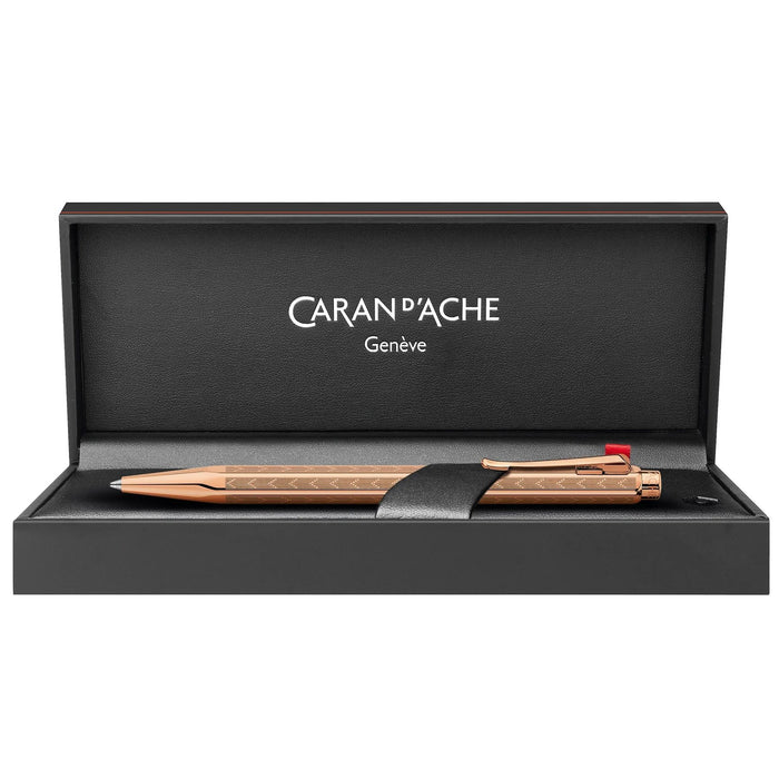 Химикалка Caran d'Ache Ecridor - Chevron, Rose Gold