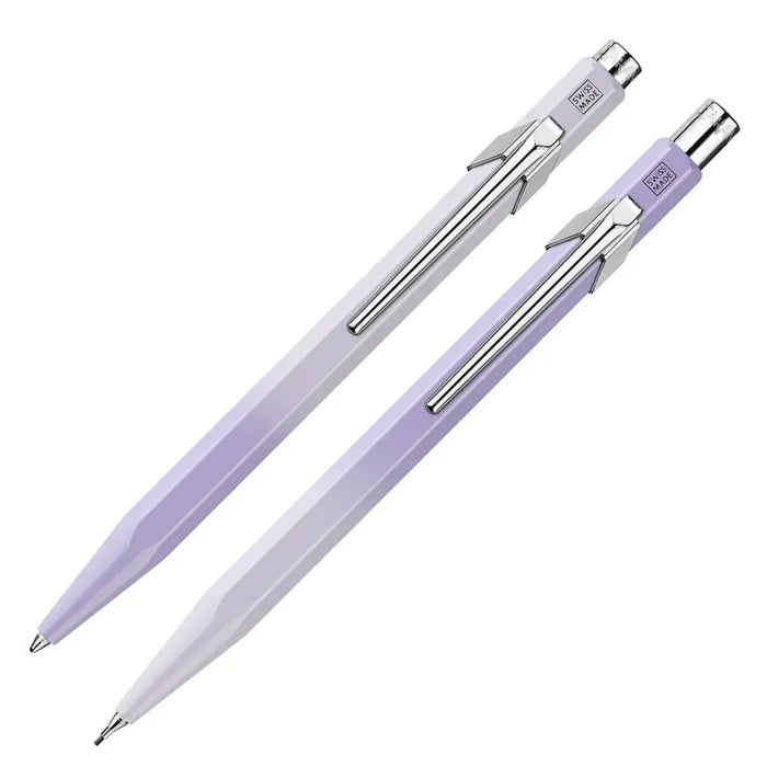 Химикалка и автоматичен молив Caran d'Ache 849 - Blooming Lavender