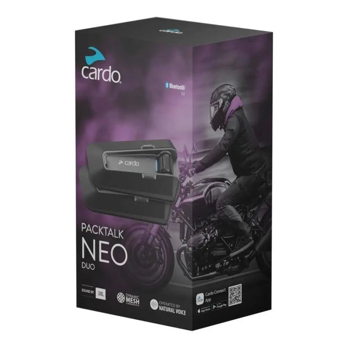 Cardo Packtalk Neo Duo Мотоциклетен интерком 2 канала 1600