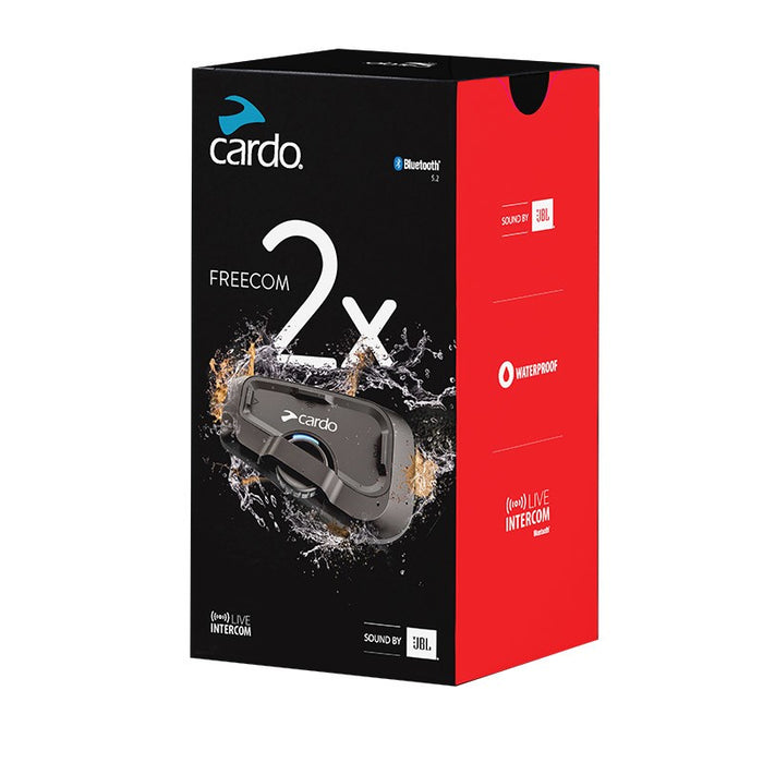Cardo FRC2X003 мотоциклетен интерком 2 канала 800 м Черен