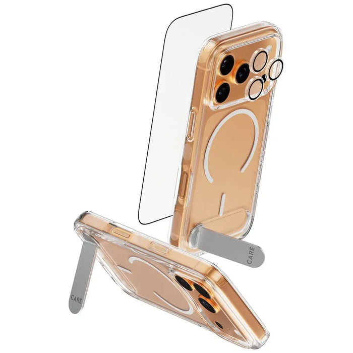 CARE by PanzerGlass Feature Kick 3in1 Case + стъкло