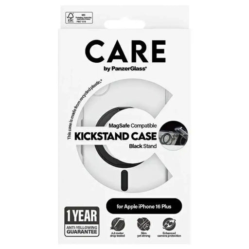 CARE by PanzerGlass Feature Kickstand Case iPhone 16 Plus