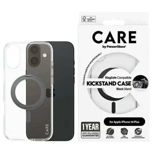 CARE by PanzerGlass Feature Kickstand Case iPhone 16 Plus