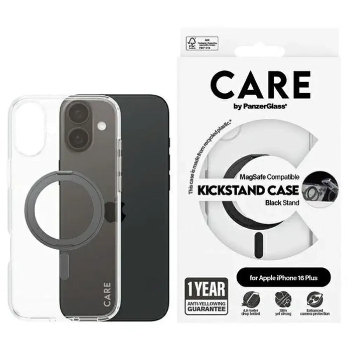 CARE by PanzerGlass Feature Kickstand Case iPhone 16 Plus